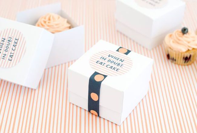 Подарочная коробка с крышкой для хранения кексов или других мелких предметов своими руками. Диаграмма