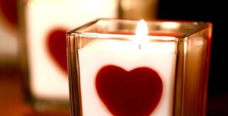 Свеча с сердцем: готовимся к романтической новогодней ночи