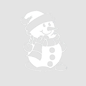 Шаблоны снеговика для аппликации и вырезания из бумаги: 50 трафаретов для распечатки