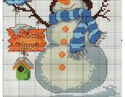 Снеговик своими руками: схема